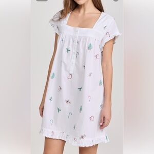 Printfresh Sweet Wishes Embroidered Pintuck Nightgown